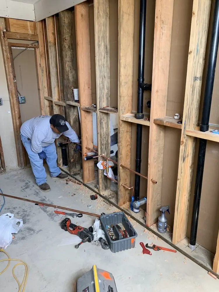 Commercial rough-in plumbing for Gas Line Repair in North Ogden